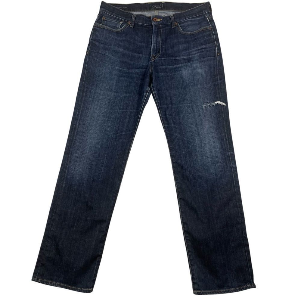 Men's‎ Lucky Brand 363 Vintage Straight Distressed Jeans 34x32